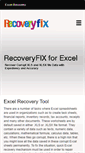 Mobile Screenshot of excelrecoverytool.org