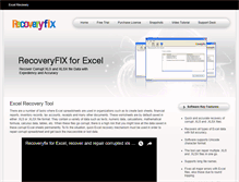Tablet Screenshot of excelrecoverytool.org